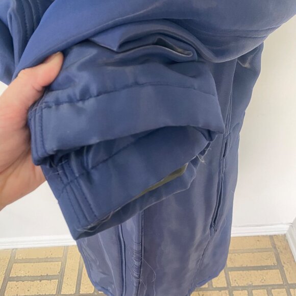 Alberta Ferretti Tech Long Jacket Coat Blue Vintage Y2K - Picture 6 of 12
